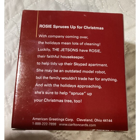 Carlton Heirloom Ornament Rosie The Robot The Jetsons Hanna Barbera New In Box - Picture 3 of 12